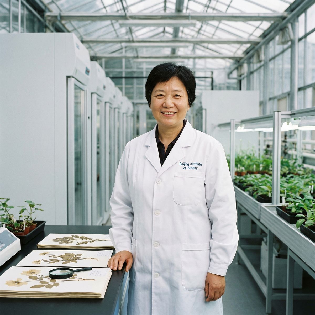 海角社区植物研究员王淑华